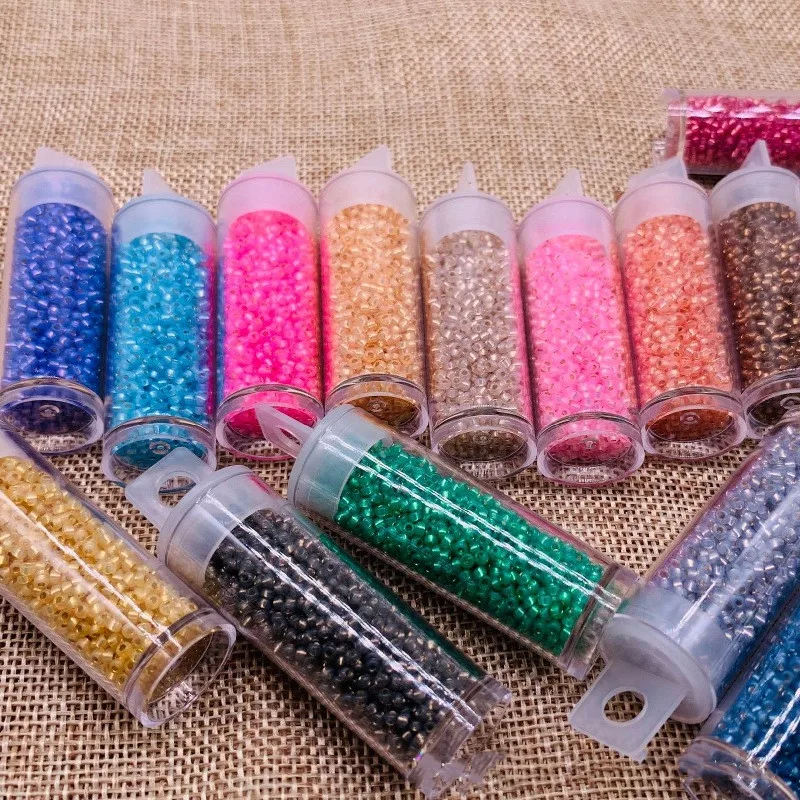 

Wholesale Top Quality Miyuki Beads 11/0 Silver Lined Glass Seed Beads Delica Mini Miyuki Seed Beads