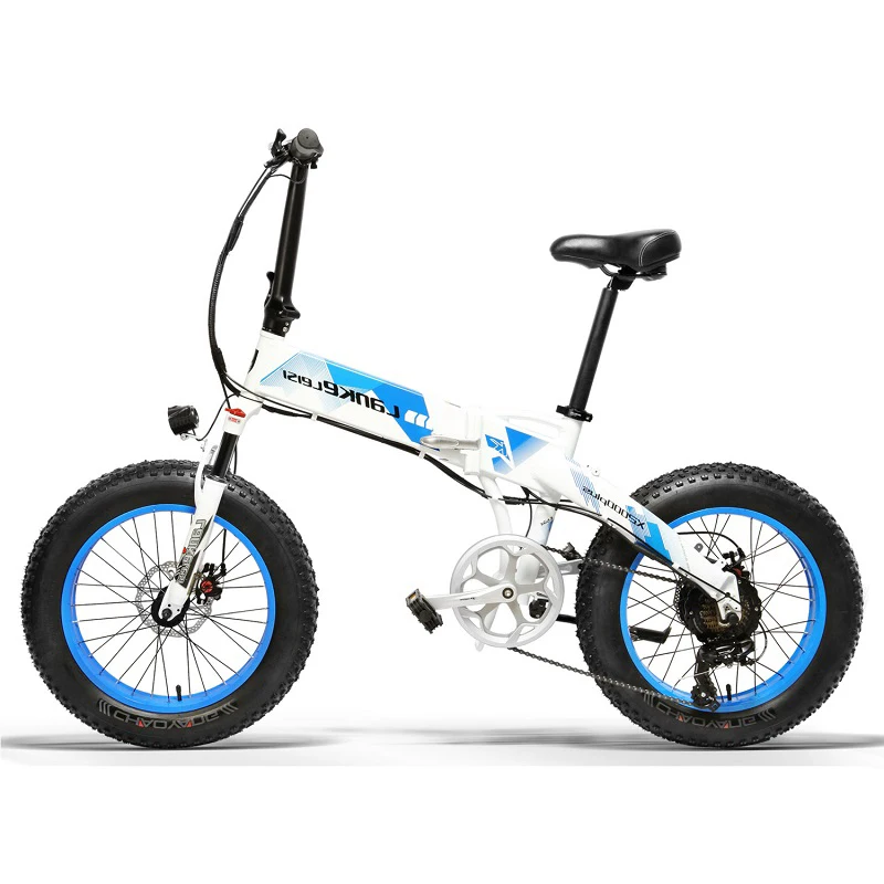 

20 Inch 1000W Folding Fat e Bike Adopt 48V 13Ah LG Lithium Battery Pedal Assist Electric Mountain Bike Snow Bike