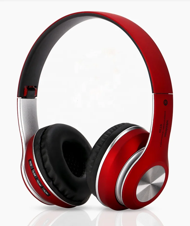 St33 2020 Hot Sell Headphone Factory Wholesale Metal Wireless Blue