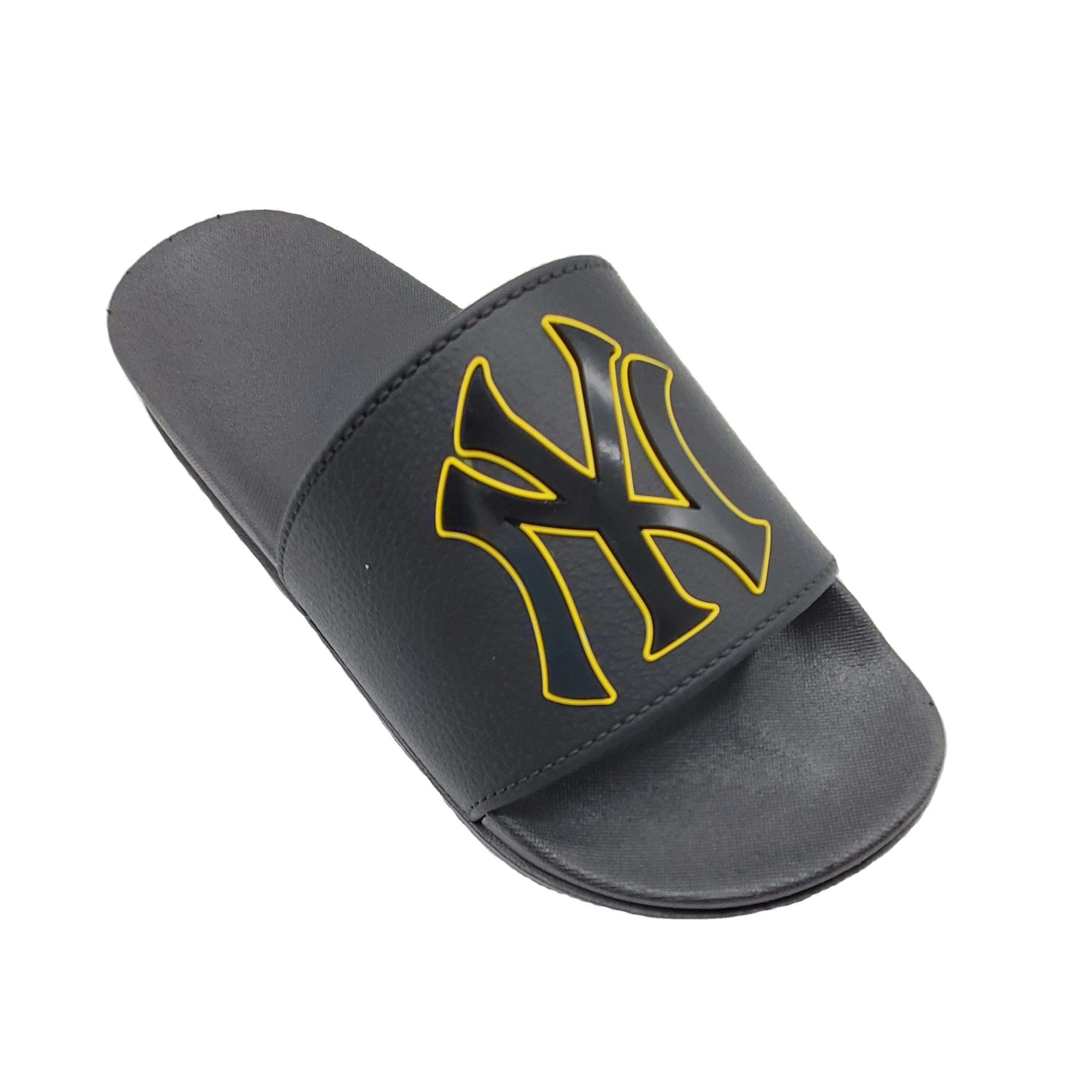

OEM Custom Black Slides Footwear Sandal EVA Custom Logo Slippers men and woman Plain Blank Slide Sandal