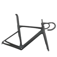 

2020 Superlight toray T700 and T800 mixed carbon fiber BB86 flat mount Disc brakes all inner cable road bike frame TT-X21