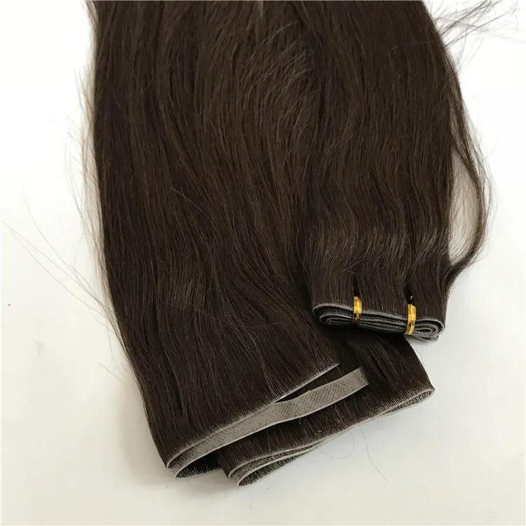 

Hand Tied Seamless PU Skin Human Hair Extension Genius Flat Weft Hair Extensions Balayage Color Ombre Factory Supply Samples