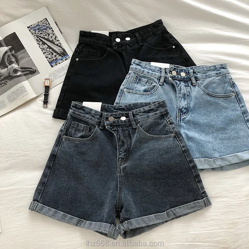 

women's jeans hot sell girls denim short jeans high waist jeans for womens