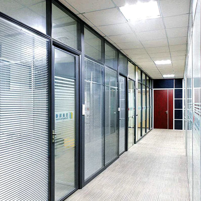 

Modern style office partition, office glass partition, Custom color