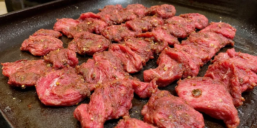 Finished spiced short ribs on a plate