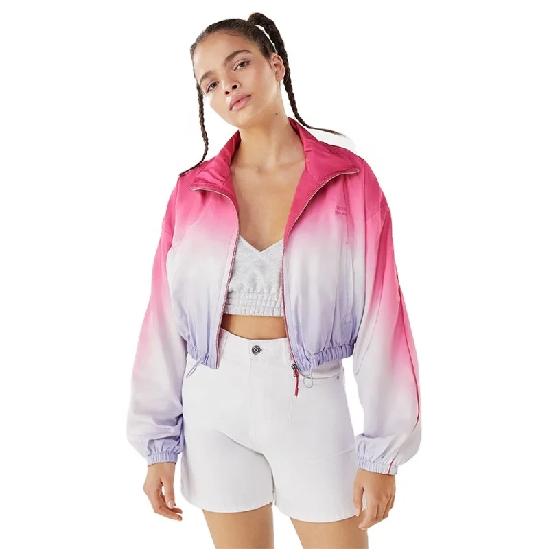 

2021 Women Autumn women's trench coats ladies custom tie dye jackets & coats