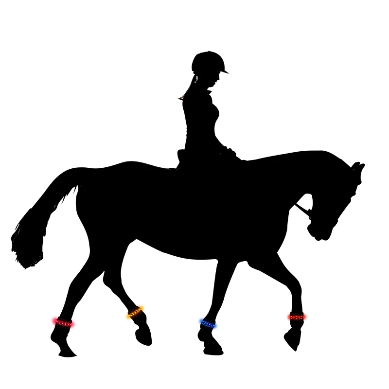 

Soft Neoprene LED Horse Leg Band Lighting Leg Strap for Horse, Red yellow blue green orange white pink rgb