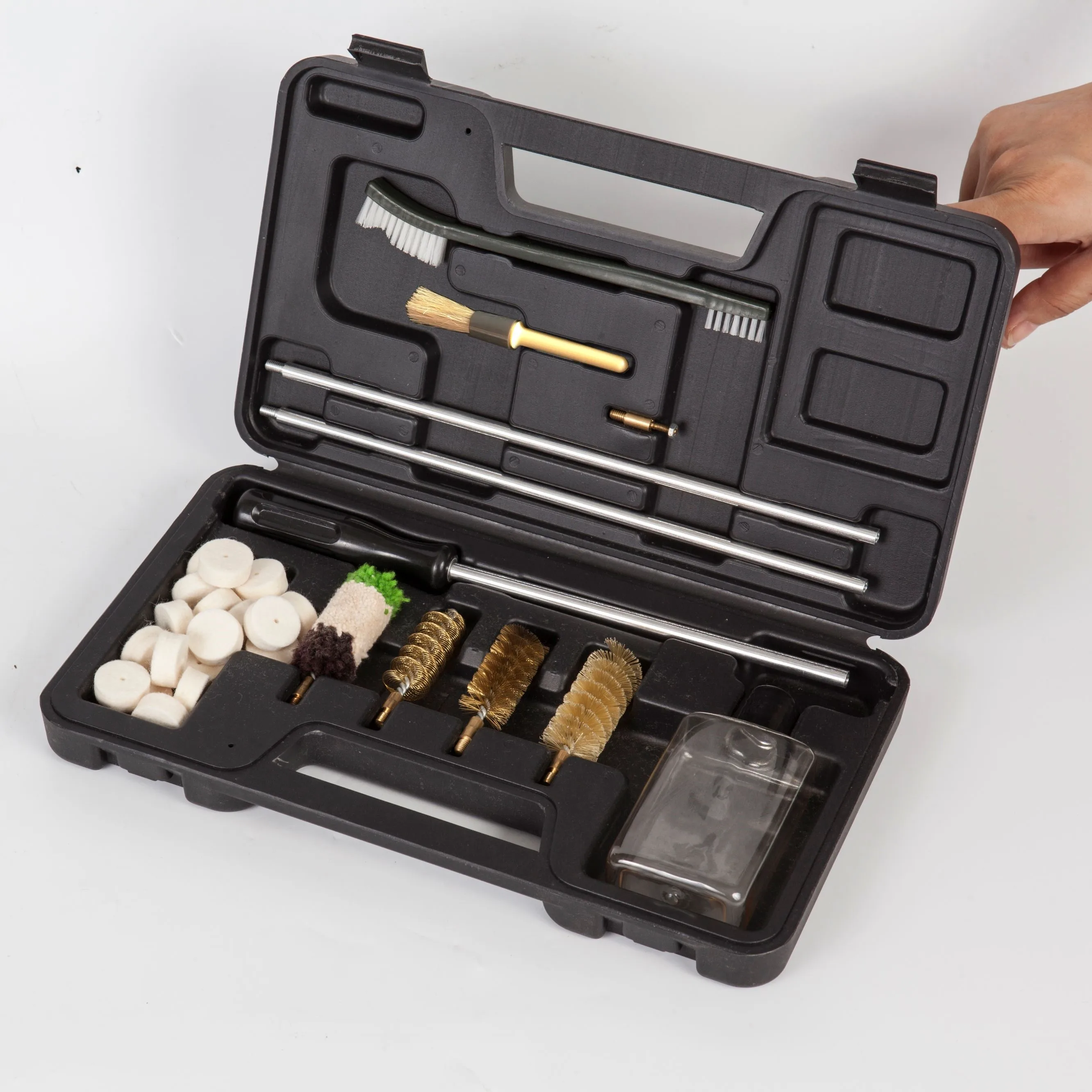 

High quality universal cleaning Tool Kit for shooting product gun cleaner kit, Red