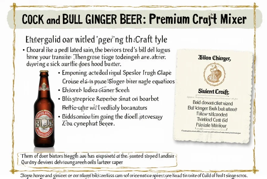 cock and bull ginger beer