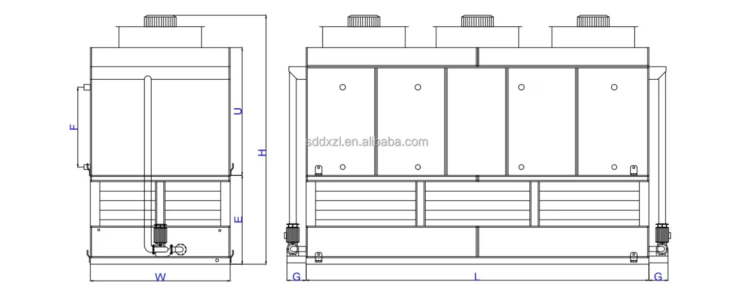 Evaporative Condenser, 380 V, 16400W - detail 10