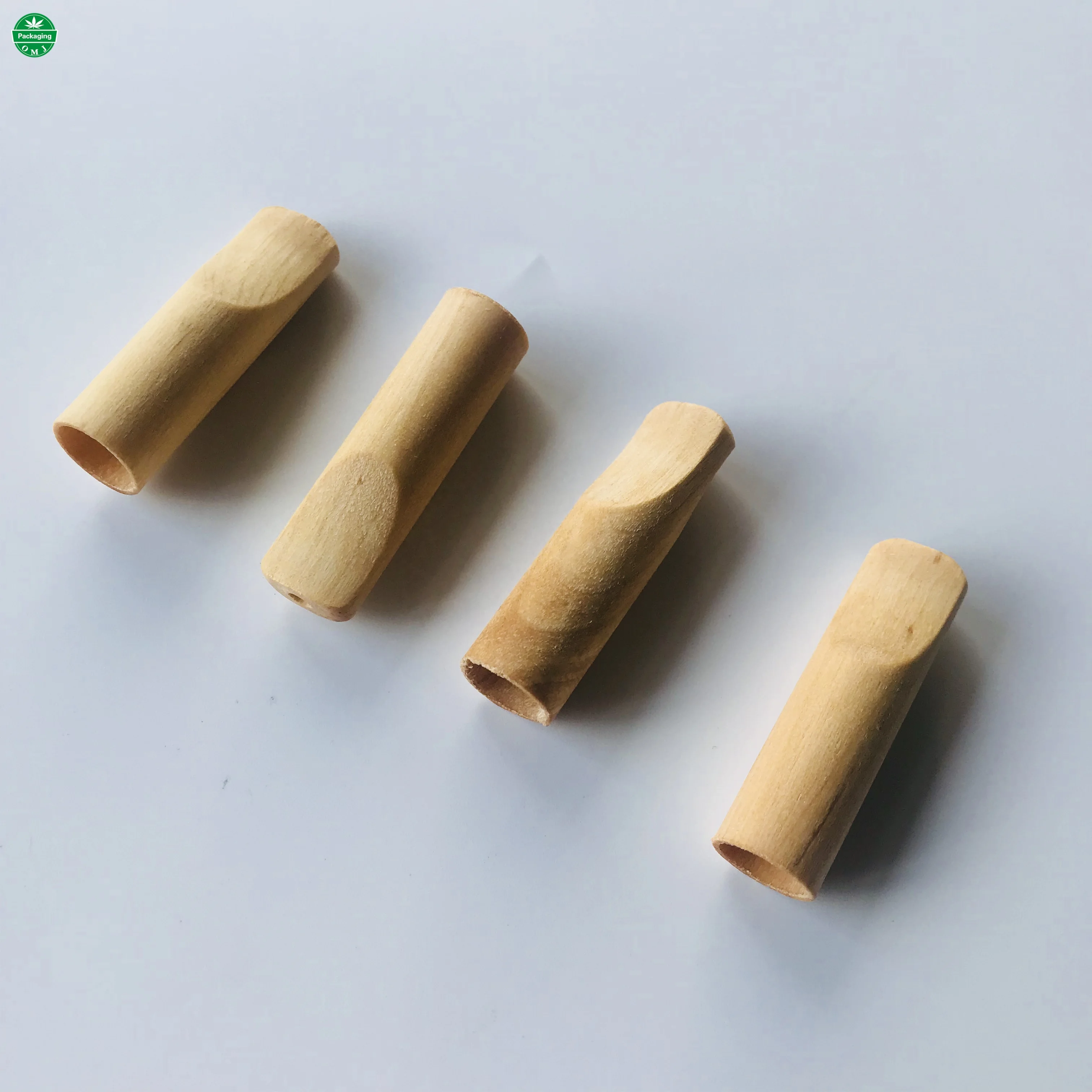 

Flat Mouth Wooden Tip with Custom Logo for Cigar Smoking, Customized