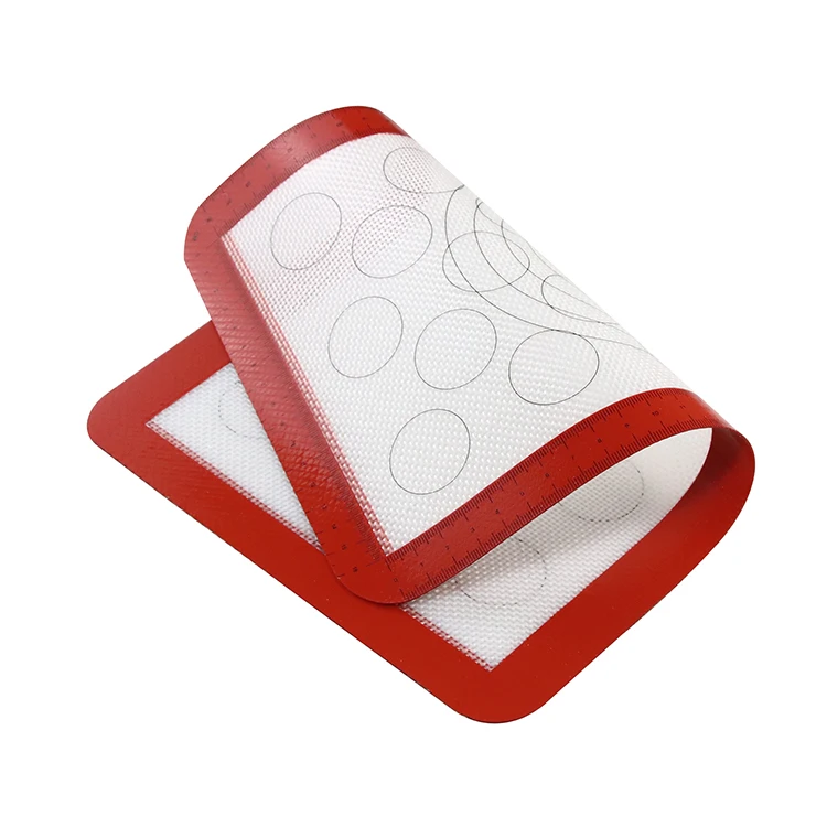 

Hot sale high quality High temperature Anti-slip silicone pastry cake baking mat, Custom
