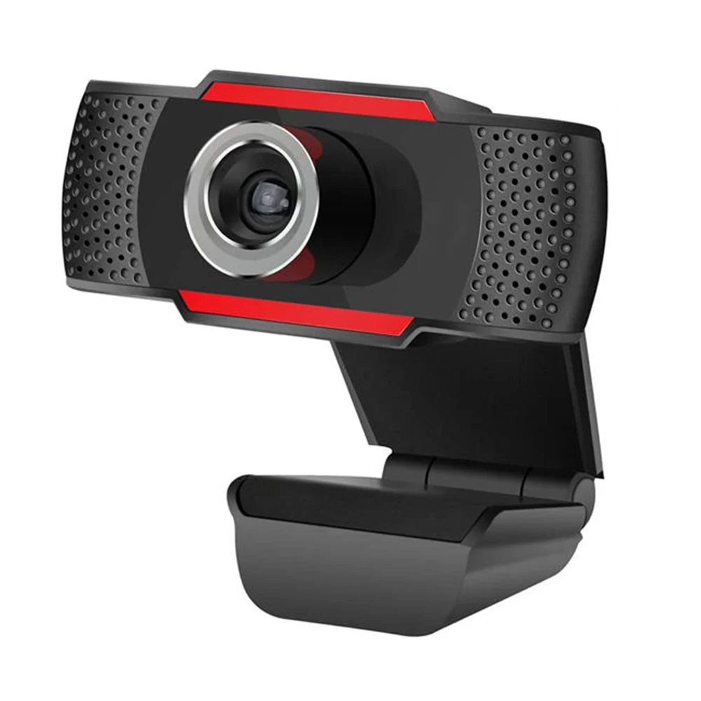 

1080 HD live Teaching Webcam Camara Web Built-In Microphone Optical Lens, Black