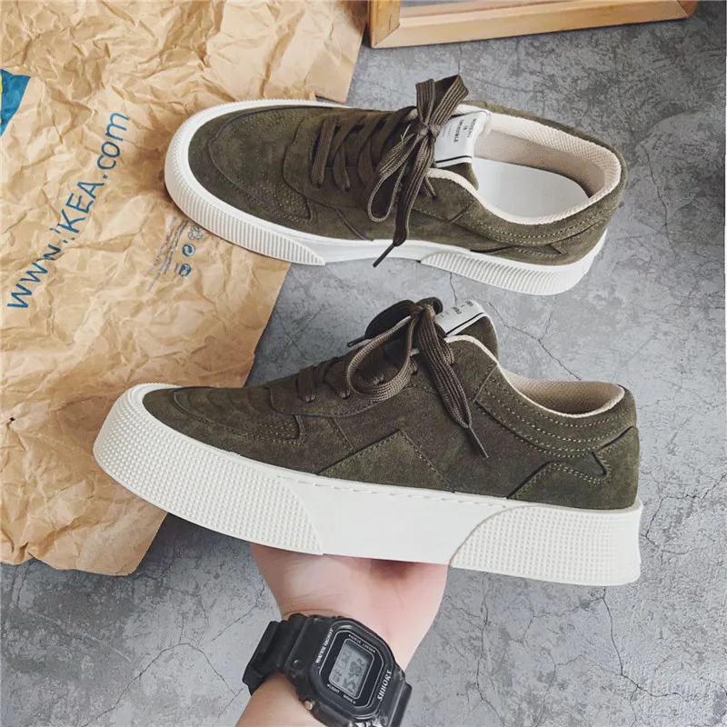 

Latest hot selling fashion height increase flats comfortable casual shoes men