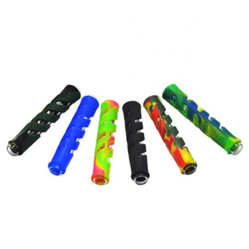 

Silicone Round Smoking Pipe Outdoors Practical Tobacco Pipe jhcentury, Random