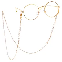 

Novel Simple Gold Star Alloy Sunglasses Chain For Women Hot Personality Eyewear Lanyard Holder Straps with Silicone Loop