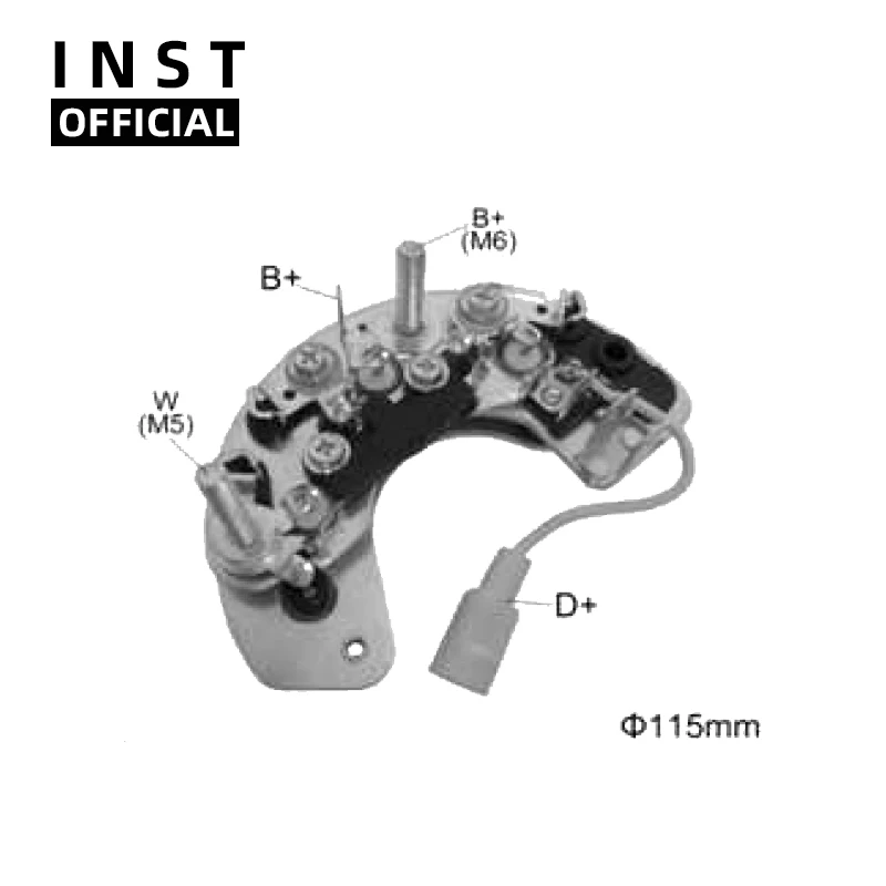 

Alternator Generators Rectifier Bridge Applicable For 12001400 / LUS149 84 574 UBB 138 138808 RL-22H