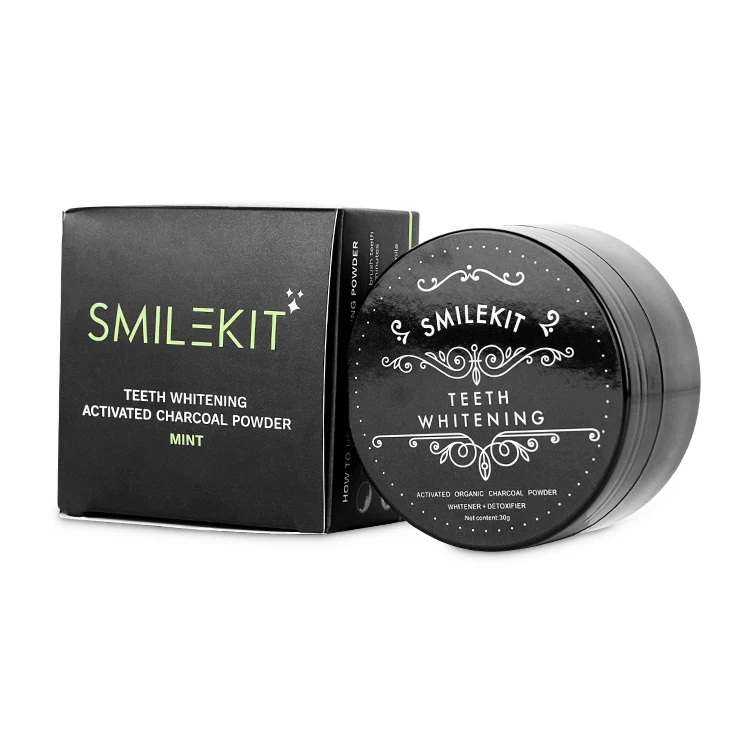 

smilekit 30g cherry flavor teeth whitening coconut charcoal powder