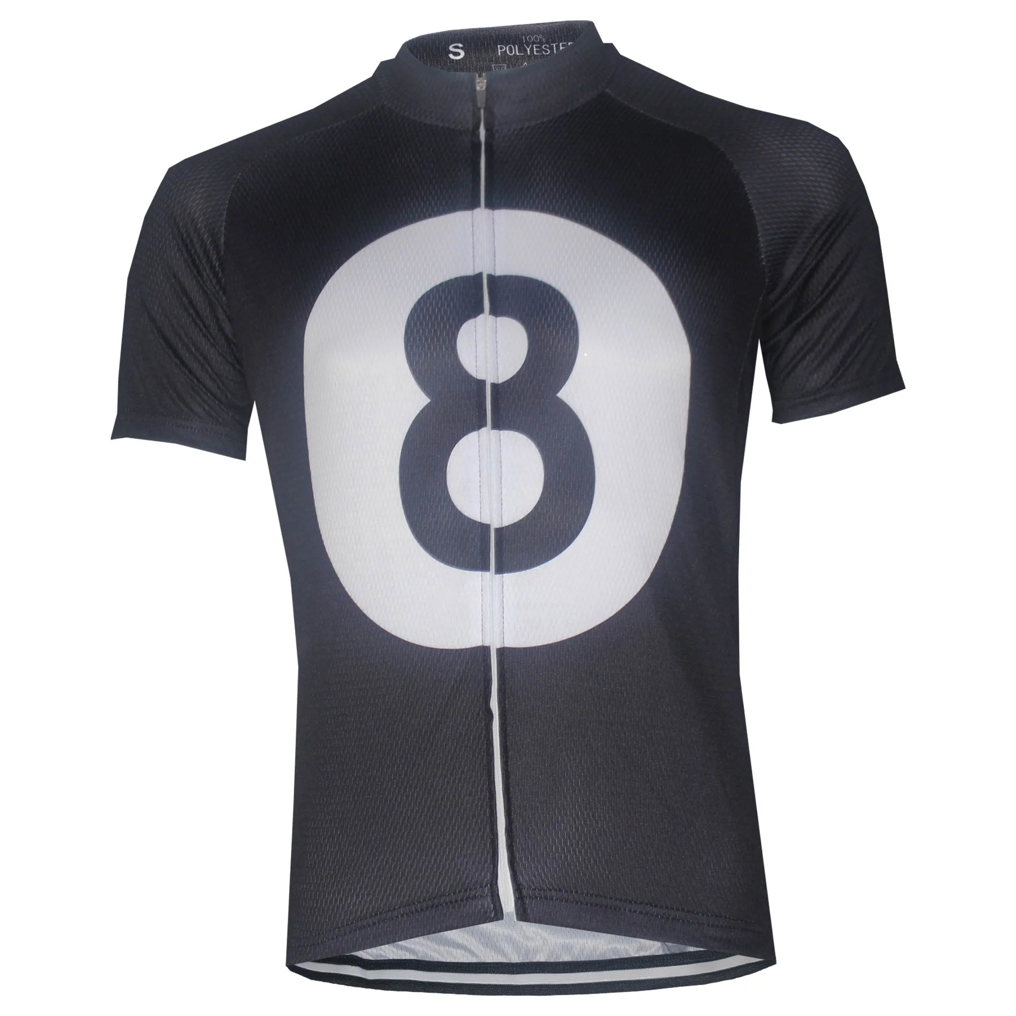 

HIRBGOD HK415 Popular Cycle Jersey Men Cycling Jersey Short Sleeve Bike Jersey Magic 8-Ball Black Cycling Wear