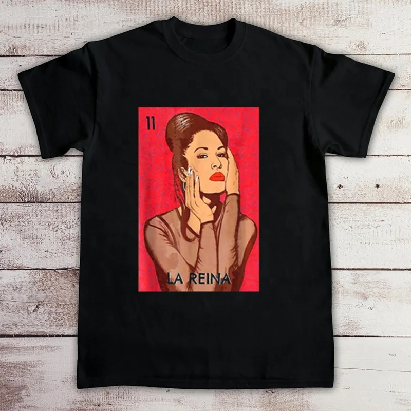 

New Arriving Women Tshirts Singer Selena Quintanilla Printed T Shirt Plus Size T- shirt for Women Cotton Graphic Tees, Picture showed
