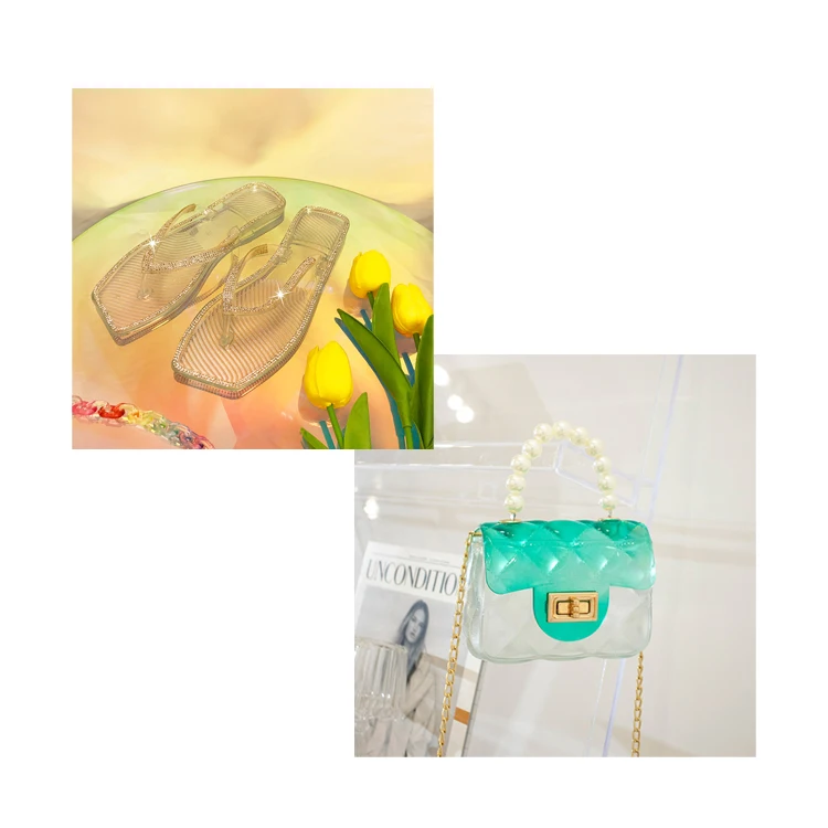 

high quality luxury small crossbody bag handbags women jelly matching sandals and bag sets, As per picture