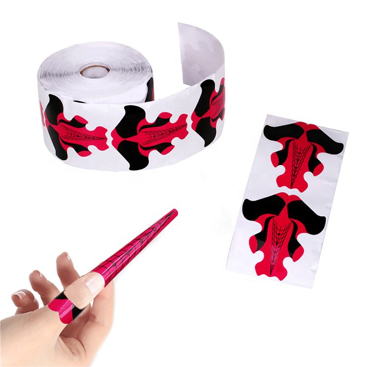

Cheap Price Nail Art Tool Reusable100pcs 500pcs Paper Fish Nail Forms, As per picture