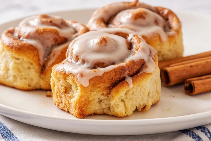 Step-by-step photography showing cinnamon bun dough being rolled with cinnamon sugar mixture on clean wooden surface