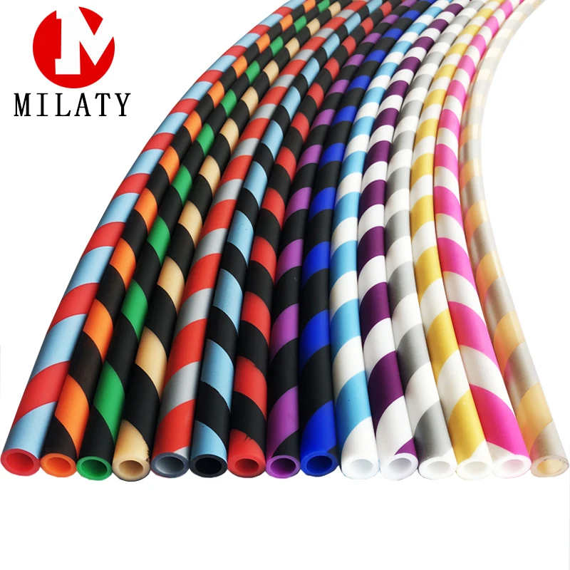 Factory direct Sale silicon hookah hose High quality two color smoke tube Hookah hose  accessories