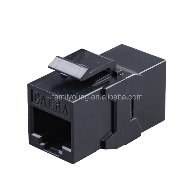 RJ45 Cat6A Keystone Adapter Fe