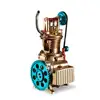 All-metal Craftsmen Mini Single-cylinder Car Engine High Challenge Assembled Model Toy for Adult