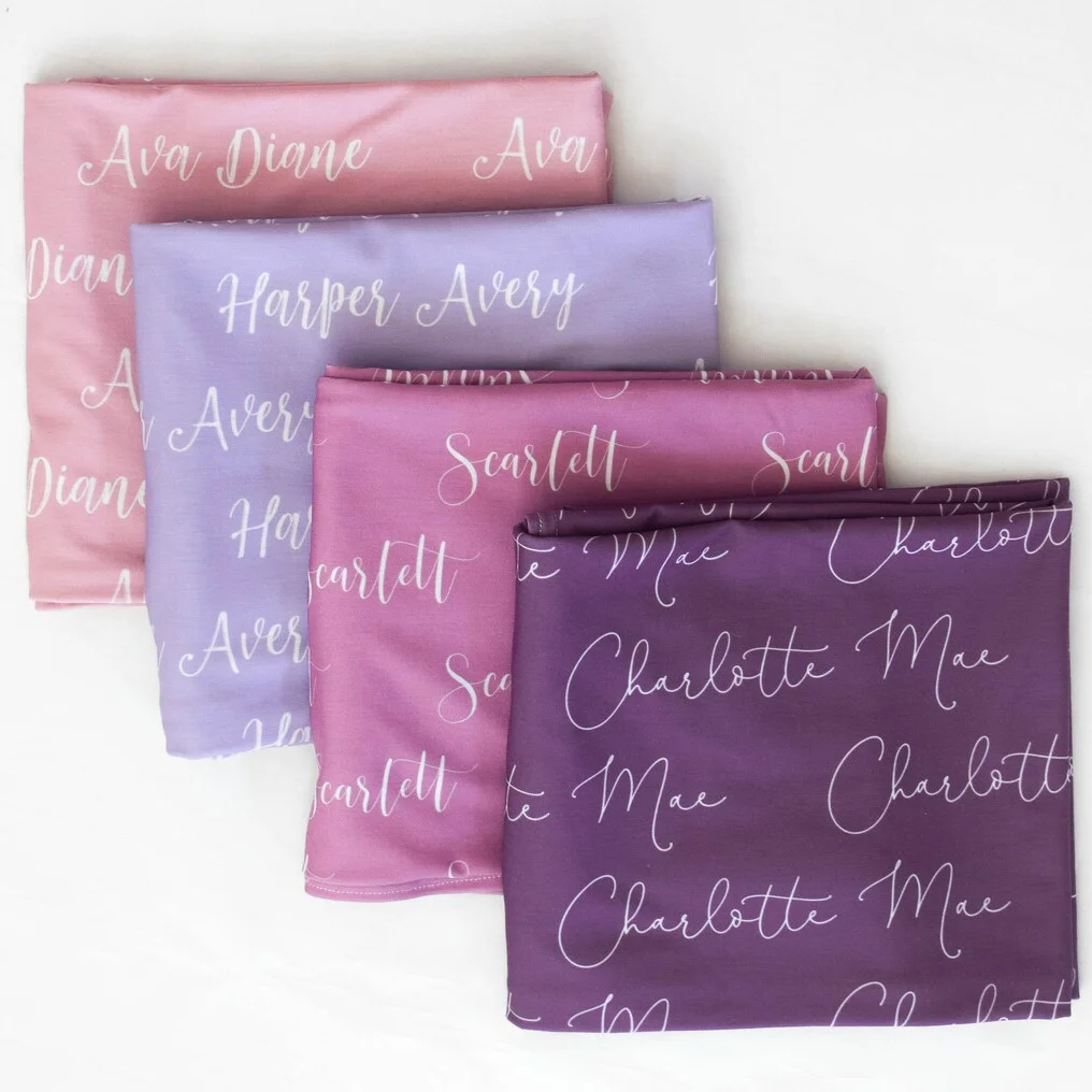 Butterfly Name Swaddle Set Personalized Baby Shower Gift Baby Girl Butterfly Nursery