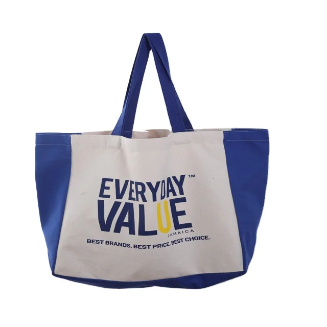 

Custom Printed Cotton Canvas Grocery Shopping Tote Bag