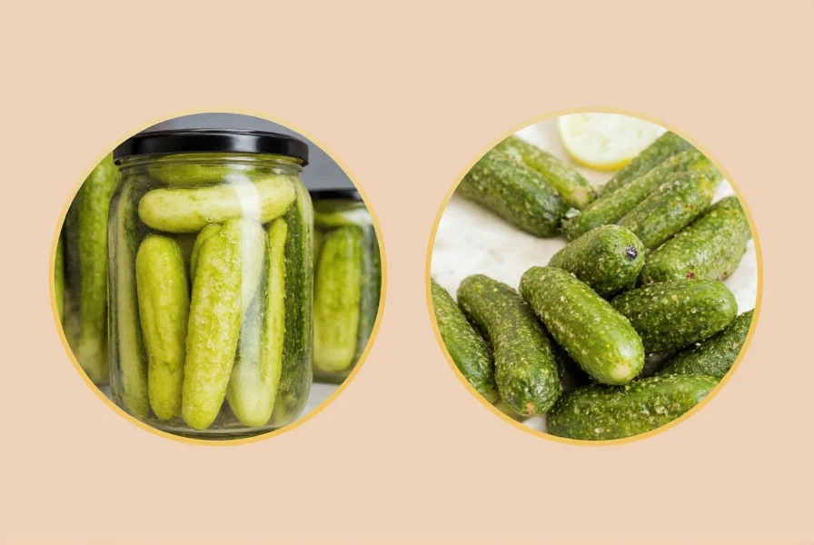 Submerged Pickles in Jar