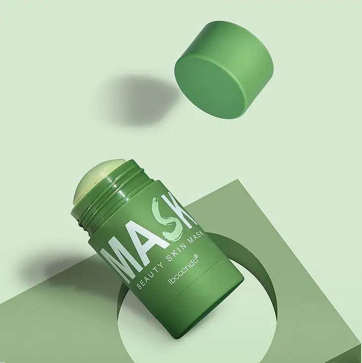 

Green Tea Oil Control Solid Mask Clean Face Moisturizing Deep Cleaning Blackhead Remover Purifying Shrinks Pores Skin Care mask
