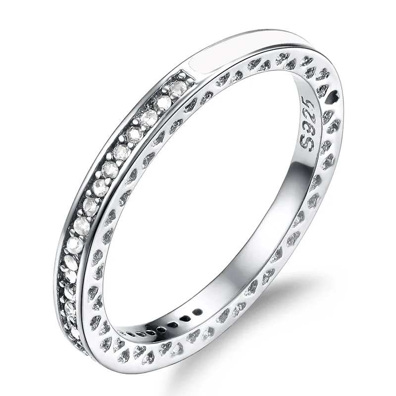 

MSYO INS Simple Fashion s925 Silver Ring Enamel Diamond Ring For Women