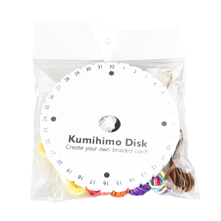 

XuQian High Quality Kumihimo Disc Braiding Disc Set for DIY Knitting, Colorful