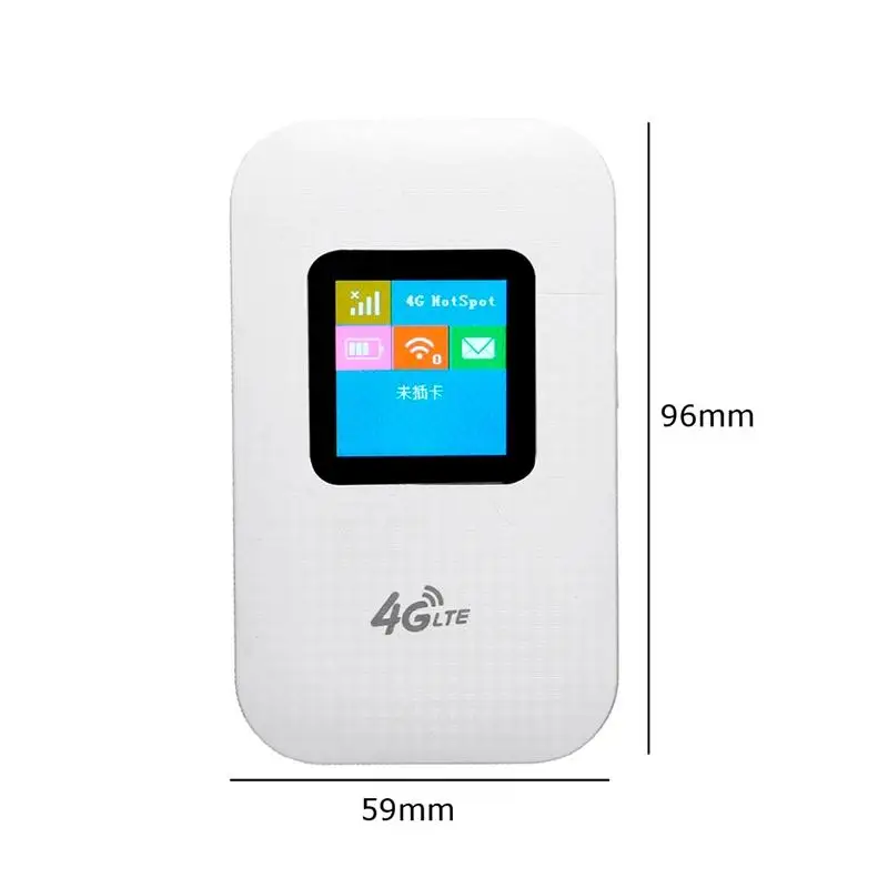 

Global bands supported Hospot LTE Wireless Wifi Routers Pocket 4G MIFI, Cat4 Mifis 2100mAh B1/3/5/8/40, White black