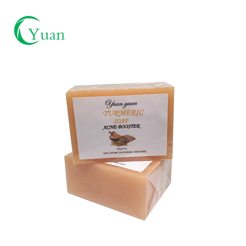 

Private label organic natural soap handmade tumeric acne soap for skin whitening booster