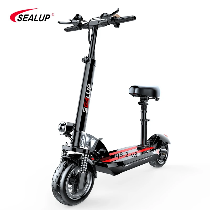

SEALUP 500w Fast Adult Electric E Scooter 150kg Load Frame And Accessories For Sale