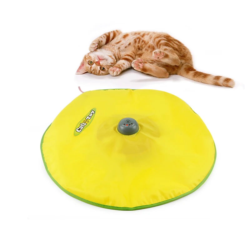 

2021Pets Interactive Electric Cat Toy 4 Model Cat Amusement Plate Undercover Mouse Cat Toy, As show