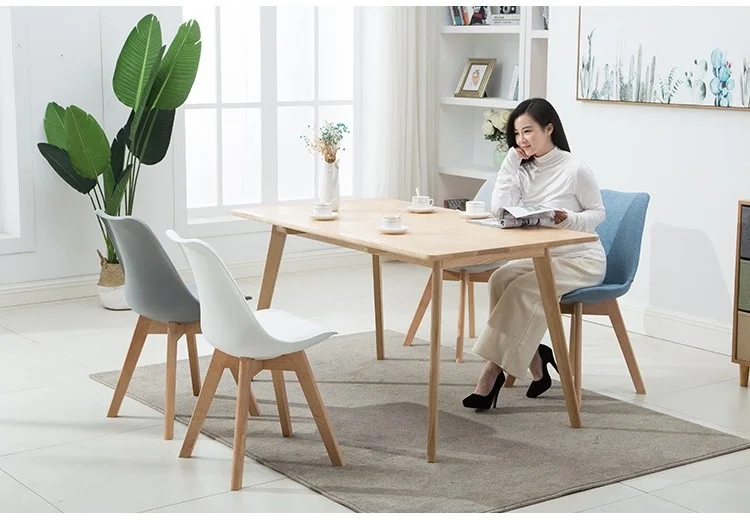 
Factory supply home funiture wooden leg fabric leisure chair 