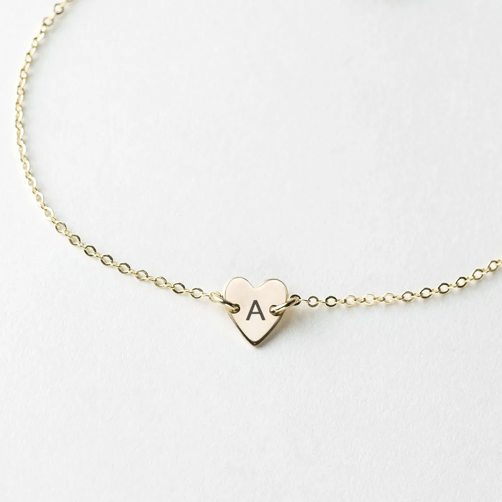 

New Design Body Stainless Steel Jewelry Flower Simple Gold Silver Custom Letter Plated Necklace Charms For Jewelry Making