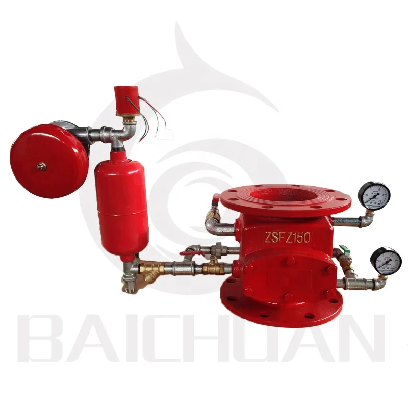 good quality zsfz 150 wet alarm valve for fire fighting