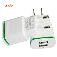 

CE Certification 5V2.1A Dual USB Ports Wall Universal Charger Mobile Phone