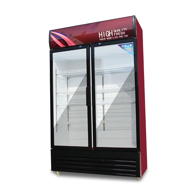 pepsi-refrigerator-with-glass-double-door-for-beverage-display-and