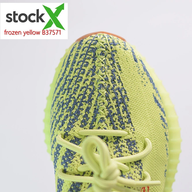 

hot selling real 1:1 quality yeezy 350 v2 zebra frozen yellow casual walking shoes yesy sneakers for men women