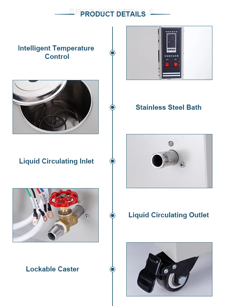 Heating Bath Circulator For 10L Jacketed Reactor