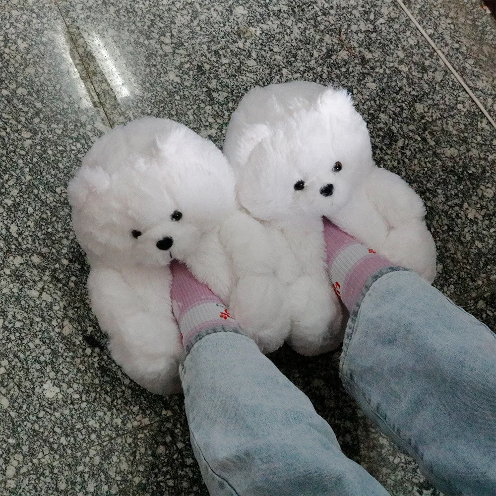 

Brand new designer custom fur slides slipperscustom fur slippers with high quality