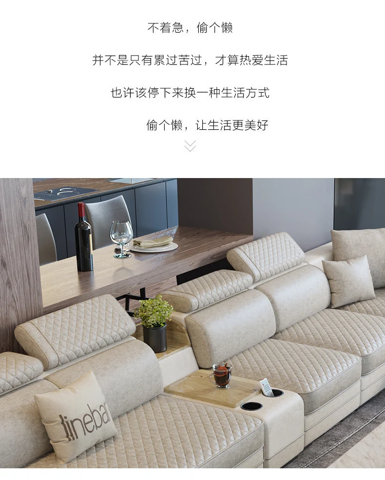 Leather Living Room Sofas Fabric Sofa Set 7 Seater U L Shaped Sectional Sofas Sectionals