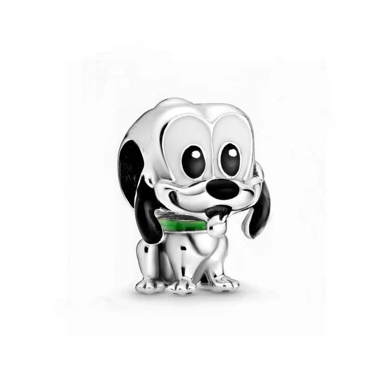 
925 sterling silver Mickey Minnie Bruto Mary Cat charm bead for pandoras bracelet women jewelry 